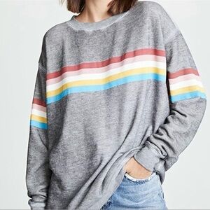 Wild Fox marvel stripe road trip sweater/sweatshirt